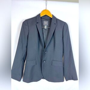 Women’s JCREW wool Black Blazer. Super 120’s label. Size 4